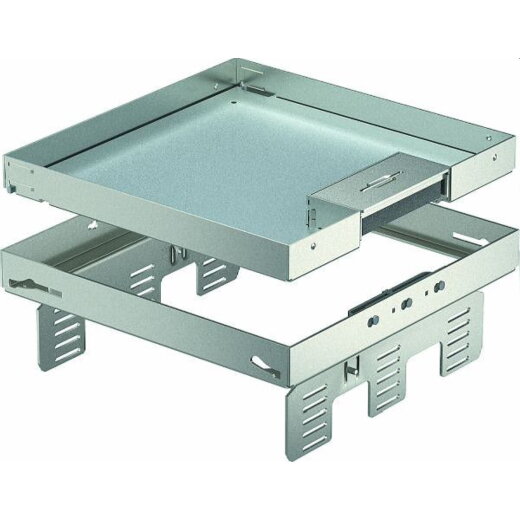OBO Quadratische Kassette RKSN2 UZD3 9VS25 m. Auslass 243x243mm