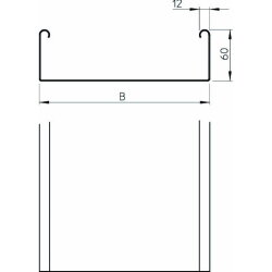 OBO Kabelrinne SKSU 630 FS