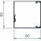 OBO Leitungsführungskanal LKM80080RW 80x80 reinweiss