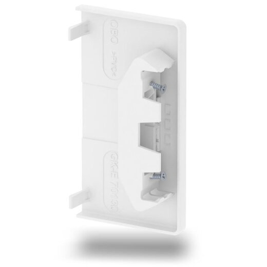 OBO Endstück GK-E70130LGR lichtgrau 70x130mm