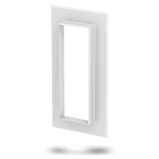 OBO Wandabschlussblende geschlossen G-KWAG70210 278x25x138 reinweiss