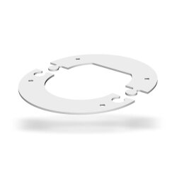 OBO Wandabschlussblende WAGRM4 125x2 weiss geschlossen