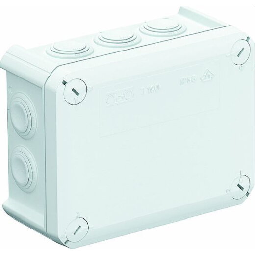 OBO Kabelabzweigkasten T100F 151x117x67 lichtgrau