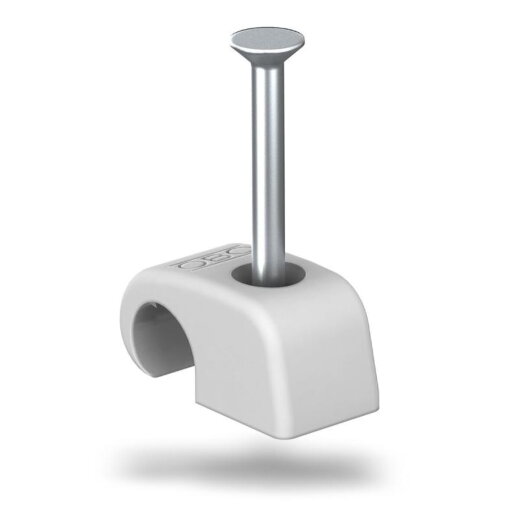 OBO Haft-Clip 2025 4-7mm, L25 lichtgrau