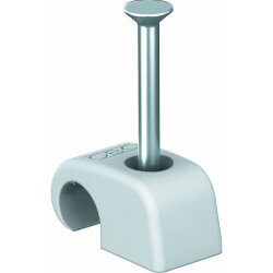 OBO Haft-Clip 2027 10-14mm, L30 lichtgrau