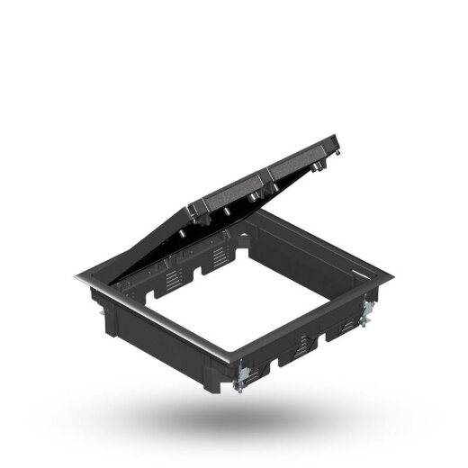 OBO Geräteeinsatz GES9/10U f. Kanalmontage grafitschwarz