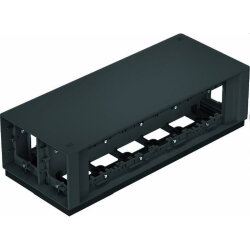 OBO Telitank T12L/00C/9011 schwarz 375x154x109mm