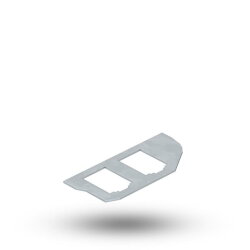 OBO Montageplatte MPR2/2B m. 2xLochbild TypB 19,35x14,85mm