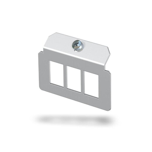 OBO Trägerplatte MTM3A mit 3 x Lochbild Typ A