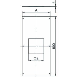 OBO Geräteeinsatzdeckel OKA/DG9/400 für...
