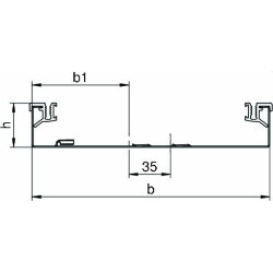 OBO Abzweigekanal-Unterteil AIKA/U15040 150x40 für...