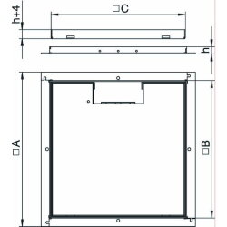 OBO Rahmenkassette RKS2V2/25 für Schnurauslass...