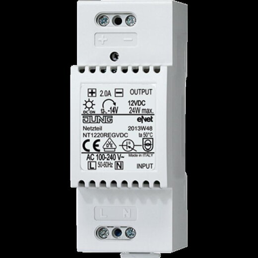Jung Netzteil, DC 12 V, REG NT1220REGVDC