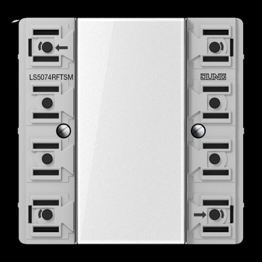 Jung KNX RF Funk-Wandsender-Modul 4fach, F50, Serie LS LS5074RFTSM