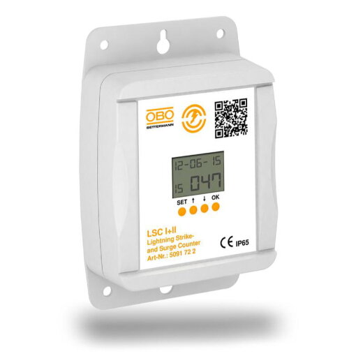 OBO Blitzstromzähler LSC I+II mit Datum und Uhrzeit