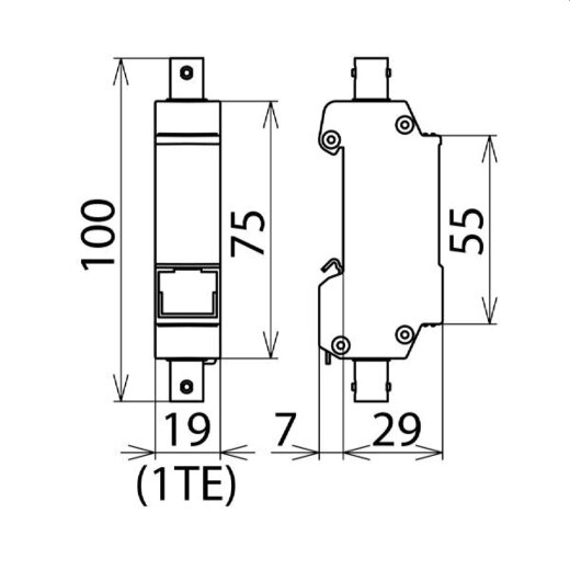 Dehn & Söhne Überspannungsableiter 909711 DEHNgate DGA BNCVCID für Koax