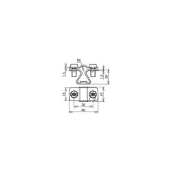 Dehn & Söhne Leitungshalter 274117 M8 NIRO