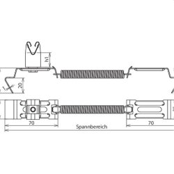 Dehn & Söhne Dachleitungshalter 206249 SPANNgrip...
