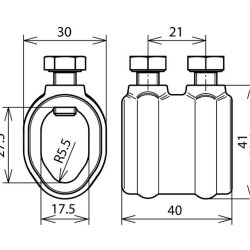 Dehn & Söhne Trennmuffe 450000 ZG 7-10/16mm