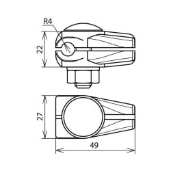 Dehn & Söhne EST-Verbinder 310008 ZG 8mm