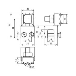 Dehn & Söhne Anschlussklemme 370014 für...