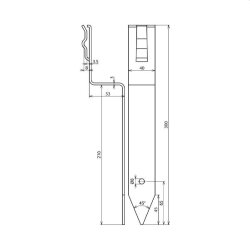 Dehn & Söhne Abstandshalter 290001 verst. Ausf....