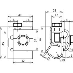 Dehn & Söhne Dachrinnenklemme 339050 St/tZn 8-10mm