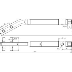 Dehn & Söhne Richteisen gekröpft 595000...