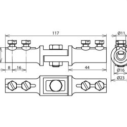 Dehn & Söhne OEN-Trennklemme 460213 ZG für...
