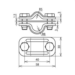 Dehn & Söhne Zweimetall-Uni-Trennklemme 460507...