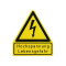 Dehn & Söhne Hinweisschild Kunststoff WHS HS LG "Hochspannung - Lebensgefahr"