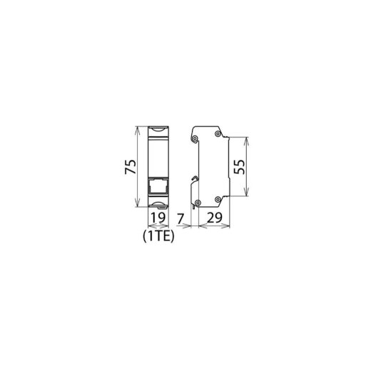 Dehn & Söhne Überspannungsableiter 929126 DEHNpatch mit 2 RJ45-Buchsen