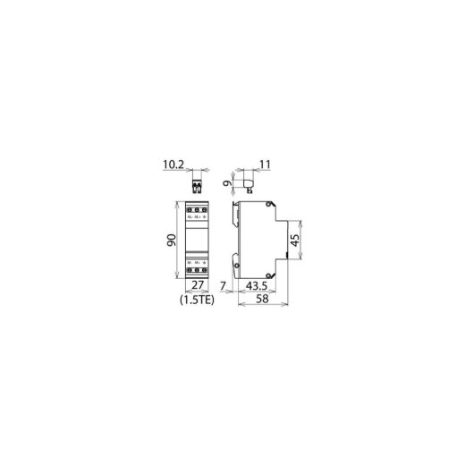 Dehn & Söhne Kombi-Ableiter 918421 BLITZDUCTOR BVT KKS APD 36