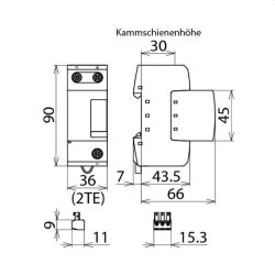 Dehn & Söhne Blitzstromableiter 961105 DEHNgap M...