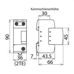 Dehn & Söhne Blitzstromableiter 961110 DEHNbloc...