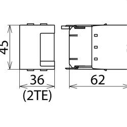 Dehn & Söhne Schutzmodul 961002 DEHNbloc DBM MOD255