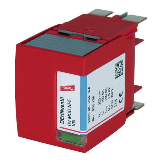 Dehn & Söhne N-PE-Funkenstrecken-Schutzmodul 951100 M DV MOD NPE 100 100kA