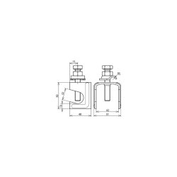 Dehn & Söhne Verbindungsklemme 308035 f. Rd. 6-2