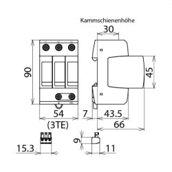 Dehn & Söhne Überspannungsableiter 952307...