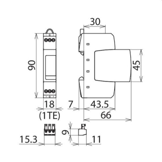 Dehn & Söhne Überspannungsableiter 953209 DEHNrail DR M2P 150FM 2-polig