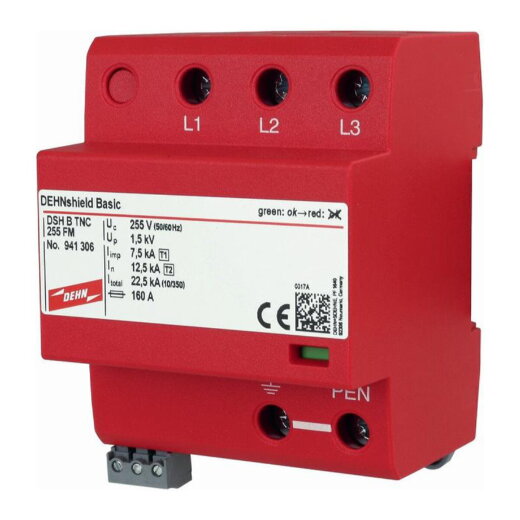 Dehn & Söhne Kombiableiter DEHNshield DSH B TNC 255 FM TN-C