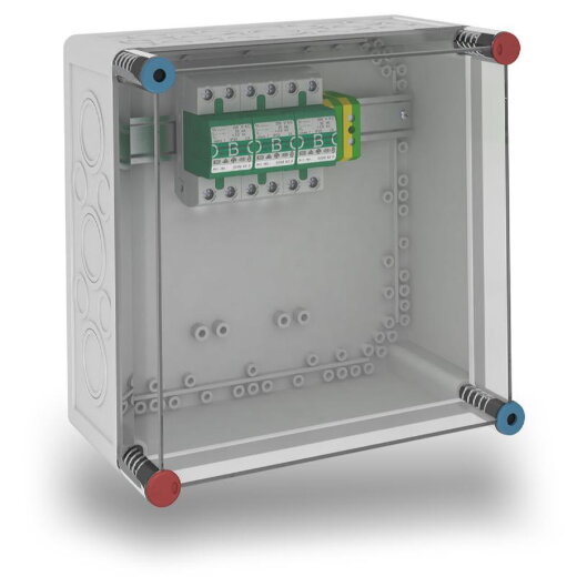 OBO Gehäuse VG 3-B TNC m. 3 Blitzstromableitern