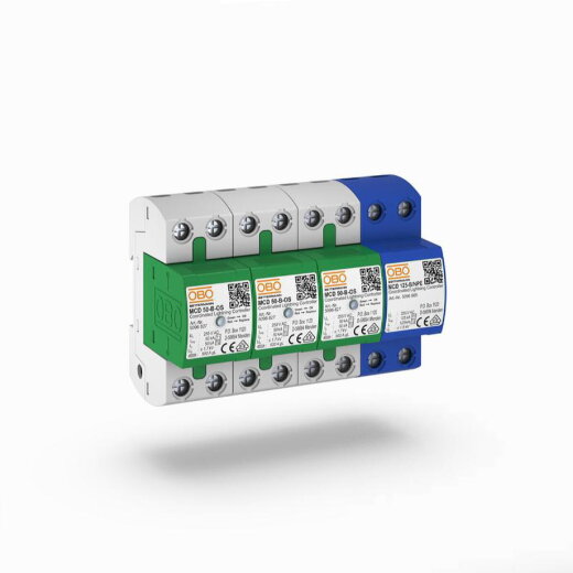 OBO Überspannungsableiter-Set MCD 50-B 3+1-OS mit Funktionsanzeige