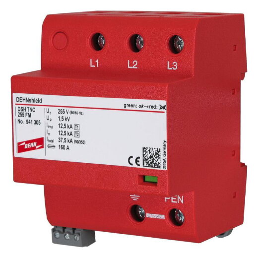 Dehn & Söhne anwendungsoptimierter Kombiableiter 941305 DSH TNC 255 FM DEHNshield