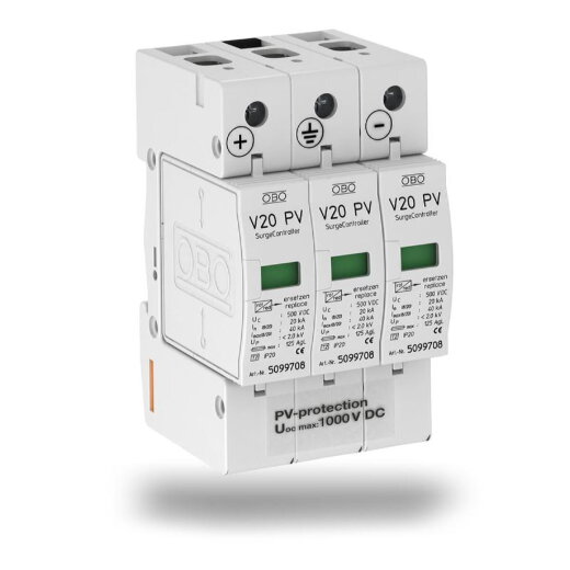 OBO PV-Überspannungsableiter V20-C/3-PH-1000 3polig 1000V