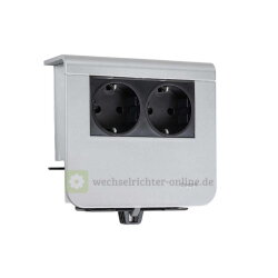 Hager Tehalit Geräteträger 2 f. Steckdose Dekor...