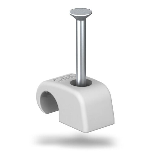 OBO Haft-Clip 2026 7-12mm, L45 lichtgrau