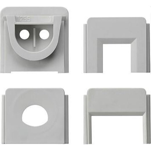 Gira Doppeleinführung 000730 WG AP grau