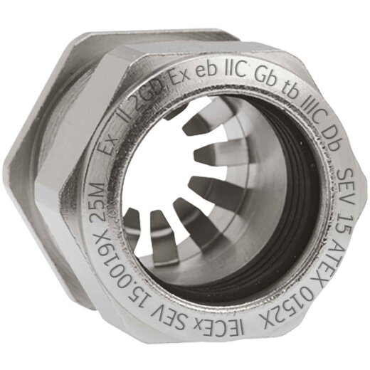 Kaiser AGRO Kabelverschraubung M25 Progress EMV Rapid Messing 16-19mm EX1081.25.190