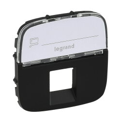Legrand Abdeckung 755478 V.ALL RJ11/RJ45 BF 1F SW